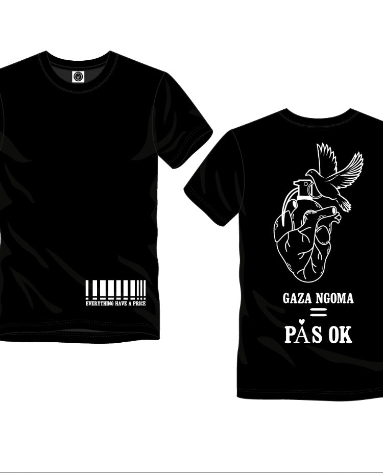 T-Shirt "Trenches Kid" Black and White Piano Session